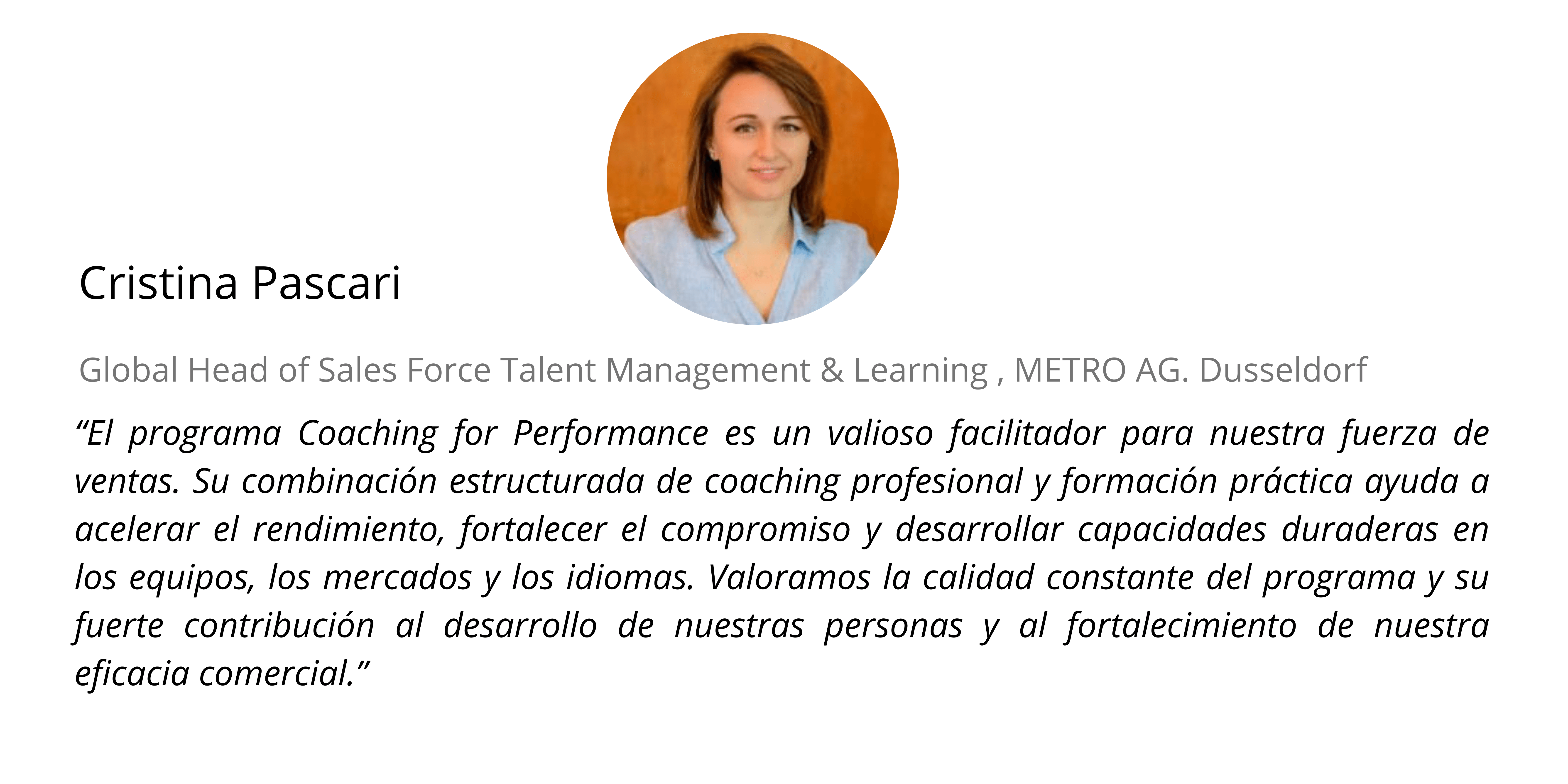 tesitmonio de Cristina Pascari en español